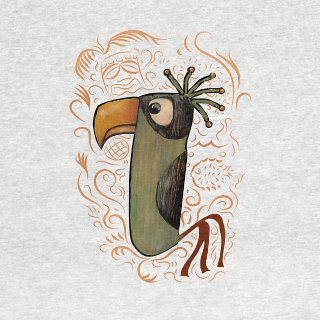 Tiki Bird #2 by zerostreet